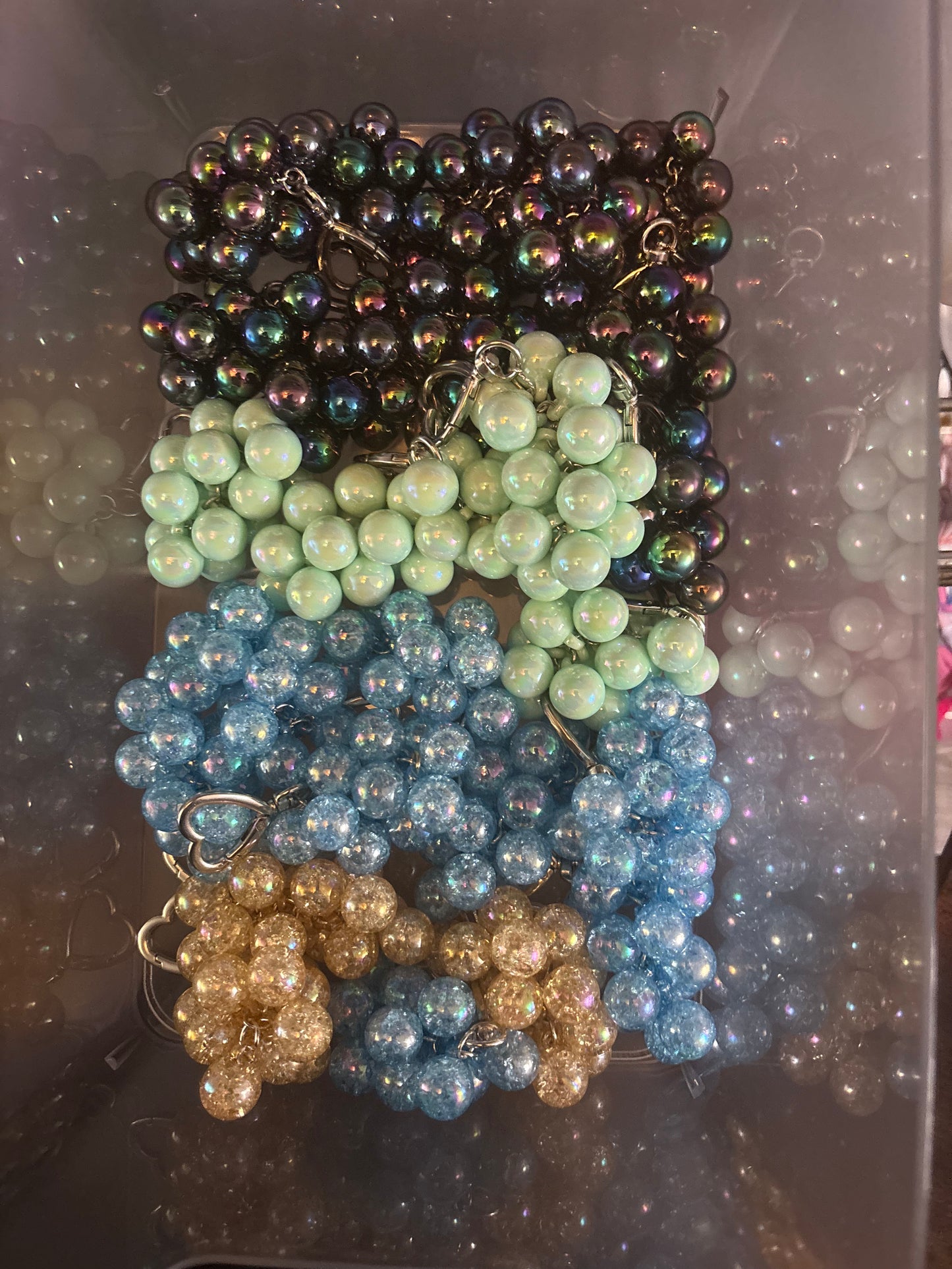 Large bubble keychains