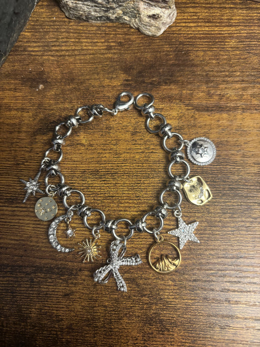 Custom bracelet with charms