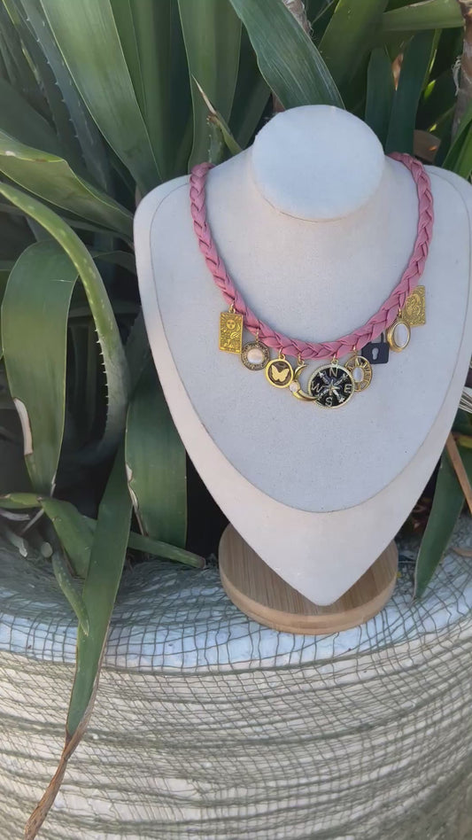 Braided Scarf necklaces